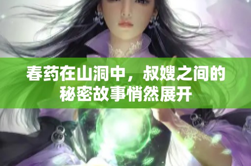春药在山洞中，叔嫂之间的秘密故事悄然展开