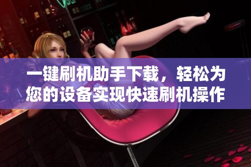一键刷机助手下载，轻松为您的设备实现快速刷机操作