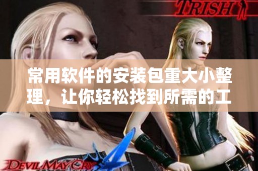 常用软件的安装包重大小整理，让你轻松找到所需的工具