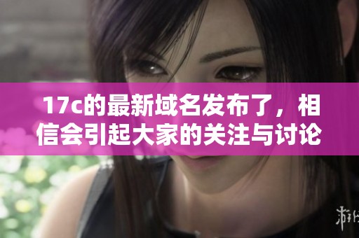 17c的最新域名发布了，相信会引起大家的关注与讨论。