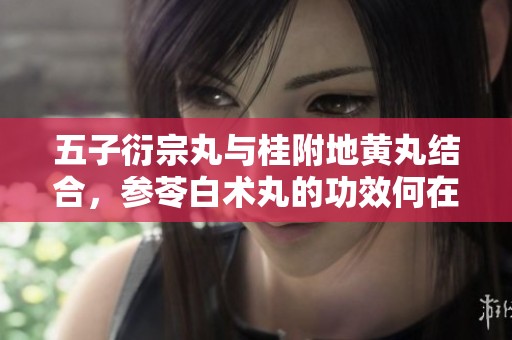 五子衍宗丸与桂附地黄丸结合，参苓白术丸的功效何在