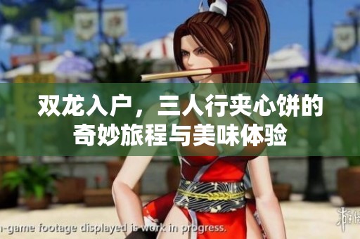 双龙入户，三人行夹心饼的奇妙旅程与美味体验