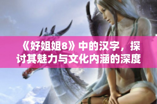 《好姐姐8》中的汉字，探讨其魅力与文化内涵的深度分析与解读