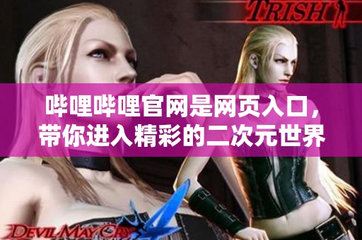 哔哩哔哩官网是网页入口，带你进入精彩的二次元世界与创作社区