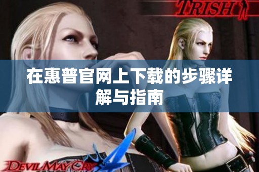 在惠普官网上下载的步骤详解与指南