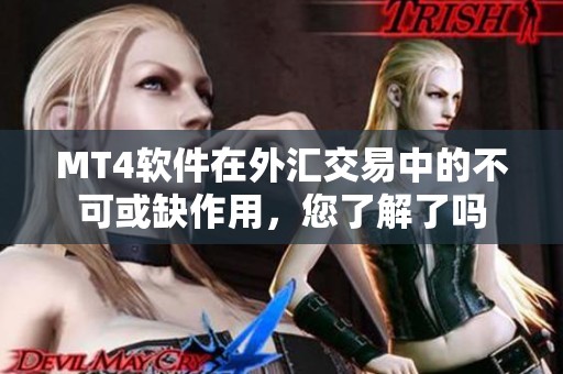 MT4软件在外汇交易中的不可或缺作用，您了解了吗
