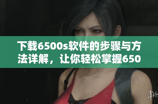 下载6500s软件的步骤与方法详解，让你轻松掌握6500s软件下载技巧