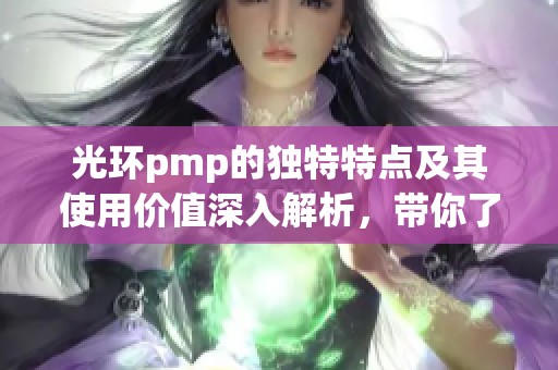 光环pmp的独特特点及其使用价值深入解析，带你了解光环pmp的精彩之处