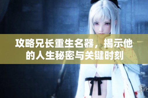 攻略兄长重生名器，揭示他的人生秘密与关键时刻