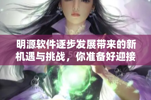 明源软件逐步发展带来的新机遇与挑战，你准备好迎接了吗