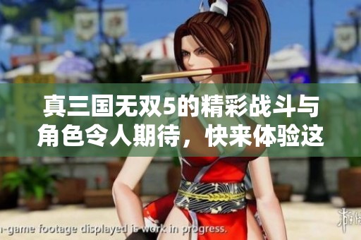真三国无双5的精彩战斗与角色令人期待，快来体验这个经典游戏带来的乐趣吧