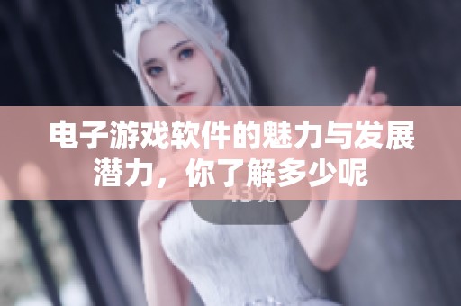 电子游戏软件的魅力与发展潜力，你了解多少呢