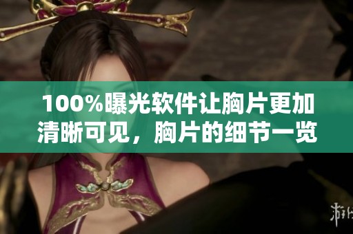 100%曝光软件让胸片更加清晰可见，胸片的细节一览无余