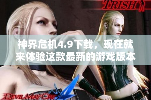 神界危机4.9下载，现在就来体验这款最新的游戏版本吧！