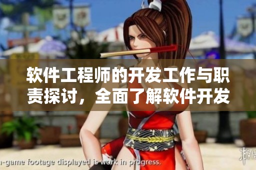 软件工程师的开发工作与职责探讨，全面了解软件开发的流程与方法