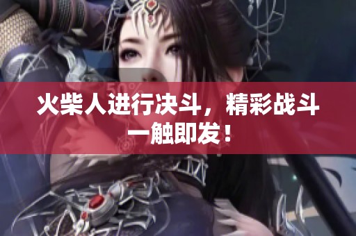 火柴人进行决斗，精彩战斗一触即发！