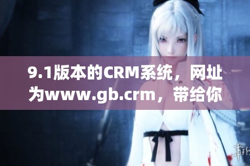 9.1版本的CRM系统，网址为www.gb.crm，带给你全新体验与管理方案