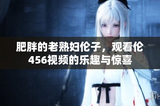 肥胖的老**伦子，观看伦456视频的乐趣与惊喜